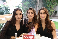  Paulina Torres, Paola Gutiérrez y Cristina Jerez.