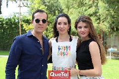  Juan Fer Rojas, María José Rodríguez y Daniela Meade.