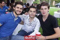  Marcelo Gutiérrez, Juan Chalita y Mauricio Maza.