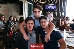  Andrés Quintero, Santiago de Alba y José Pablo Piñero.