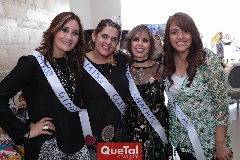  Gina García, Claudia Duque, Chachis Albarrán y Laura Almazán.