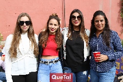  Paty D’Antuñano, Fer Paredes, Carmenlú Díaz e Isa Pedroza.