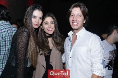  Andrea Campos, Marcela Villarreal y Jorge Armería.