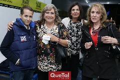  Rodrigo Tavares, Ana Valdés, Lourdes Ruiz y July Abud.
