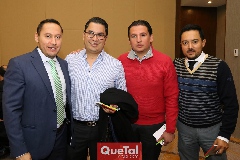  Rodrigo Jiménez, Humberto Lee, Ricardo Nava y Gerardo Gómez.