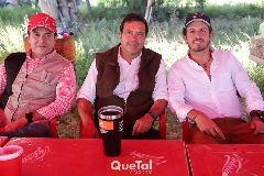  Beto Fontes, Juan Carlos de la Rosa y Octavio Aguillón.