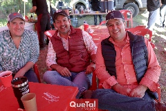  Luis Nava, Obed Gutiérrez y Salomón Dip.