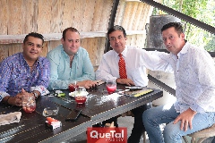  Jesús Faz, Manuel García, Gerardo Requena y Luis Fernando Lozano.