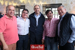  Chito Espinosa, Chico Álvarez, Fernando Pérez Espinosa, Güicho Ortuño y Búho Leos.