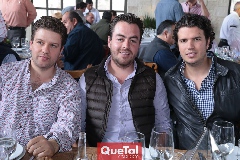  Pancho Acosta, José Carlos Leos y Luis Maurer.