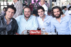  Luis Maurer, Gerardo Leos, Chema Gómez y Pato Maurer.