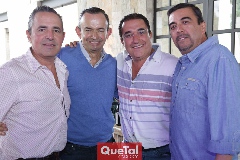  Gerardo Valle, Calili Pérez, Óscar Villarreal y Gerardo Galván.