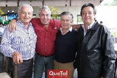 Carlos Quintanilla, Ángel Fernández, Jorge Gómez y Horacio González.