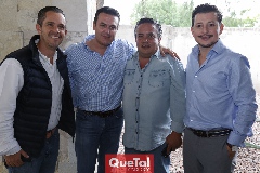  Eduardo Espinosa, Güicho Fernández, Manuel Ascanio y Horacio Lizaola.