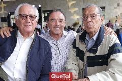  Marcelo de los Santos, Fernando Rangel y José González Urriza.