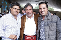  Francisco Leos, Amado Salazar y Arturo Esper.