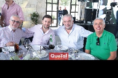  Carlos Fernández, José María Pérez, Jaime Villagordoa y Aarón Álvarez.