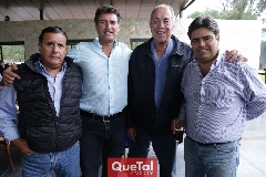  Marco Guerrero, Jorge Gómez, Pollo Meade y Francisco Leos.