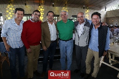  Andrés Martínez, Pascual Leos, Juan Carlos de la Rosa, Aarón Álvarez, Juan Manuel Córdova y David Martínez.
