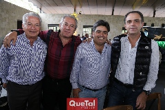  Carlos Quintanilla, Fernando Abud, Francisco Leos y Héctor Mahbub.