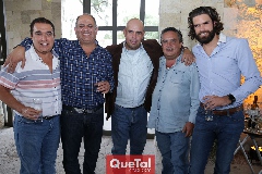  Óscar Villarreal, Jorge Schekaibán, Jaime Ascanio, Manuel Ascanio y Pato Maurer.