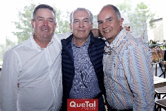  Jorge Mendizábal, Efraín Lozano y Everardo Martínez.