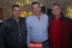  Nicolás Mina, Jorge Rossel y José Díaz de León.