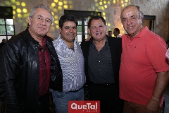  Tatis Abud, Francisco Leos, Abuelo Cruz y Chito Espinosa.