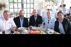  Carlos Díaz de León, Óscar Torres, Armando Estrada, Paco Artolózaga y Horacio González.