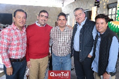  Francisco Martínez, Pascual Leos, Gerardo Rodríguez, Francisco Leos y David Martínez.