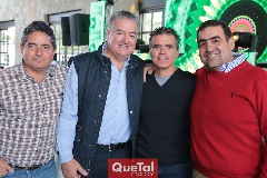 Gerardo Rodríguez, Francisco Leos, Luis Motilla y Pascual Leos.
