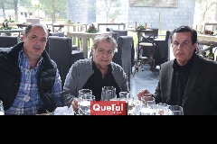  José Luis Ortega, Antonio Esper y Marco Arévalo.