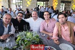  Tin Torre, Javier Silva, Jorge Mauricio, Juani Torres Landa y Jesús Padilla.