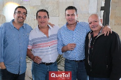  Gerardo Galván, Óscar Villarreal, Güicho Fernández y Bernardo Meade.