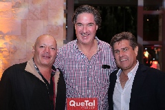  Bernardo Meade, Andrés Bárcena y Galo Galván.