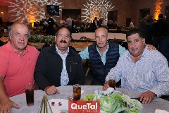  Chito Espinosa, Carlos Torres, Chepe Díaz Infante y Chapo Torres.