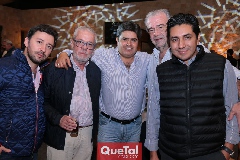  Chema Pérez, Carlos Fernández, Paco Leos, Jaime y Edgar.
