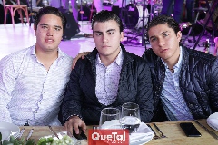  Grillo Aguillón, Emiliano Portillo y Santiago Perafán.