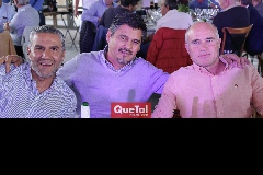  Juan Manuel Piñero, Manuel Zacarías y Tomás Alcalde.