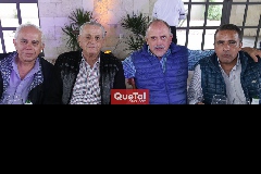  Filiberto Estrada, Manolo Abad, Jesús Andere y Hugo Moreno.