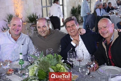 Gabriel de la Maza, Eduardo Nieto, Galo Galván y Bernardo Meade.