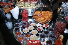  Mesa de snacks.