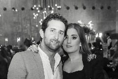  Santiago López y Silvana Zendejas.