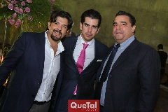  Marcelo Lozano, Alejandro Valladares y Pepe González.