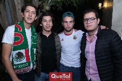  Daniel Villarreal, Emilio Rodríguez, Memo Pizzuto y Mauricio Schekaiban.