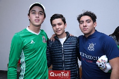  Rodrigo Jerez, Antonio de Alba y Alex Chávez.