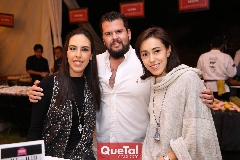  Mariana Tobias, Santiago Meade y Midori Barral.