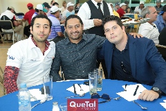  Alejandro Molina, Eduardo Caraza y Manuel Alba.