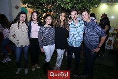 Fer Garza, Dani Ortega, Ana Cristina Ávila, Romina Quijano, Luis y Carlos Villaseñor.