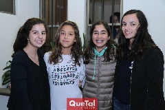 Ana Clara, Romina, Paulina y Fer.